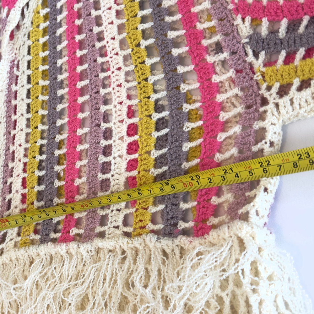 POL Bohemian Fringe Crochet Sweater - Picture 7 of 9